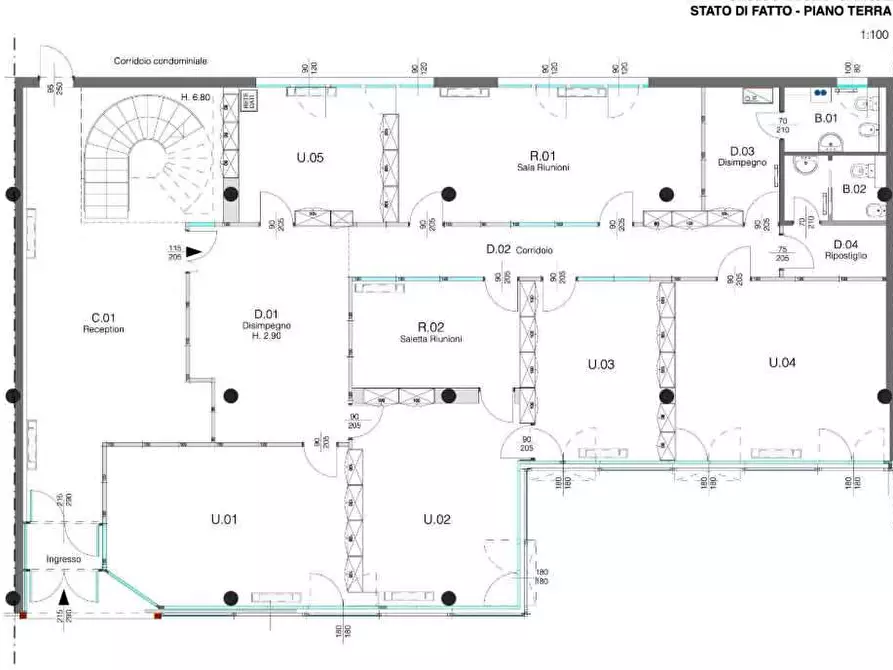 ufficio in affitto a Modena