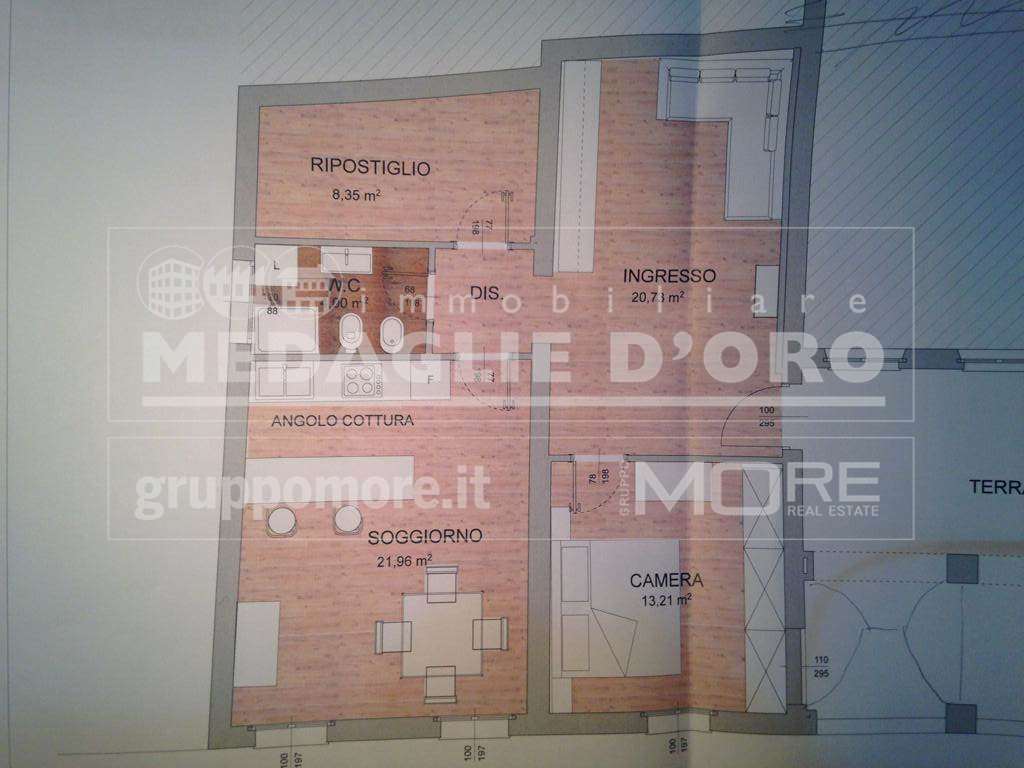 appartamento in affitto a Modena in zona Centro Storico