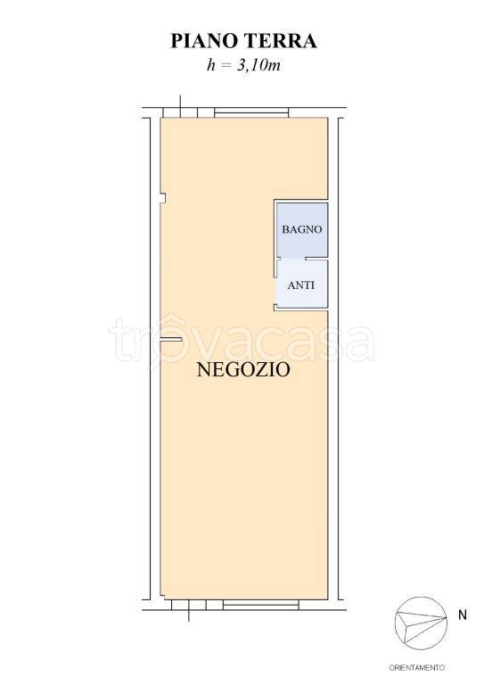 negozio in affitto a Modena in zona Crocetta
