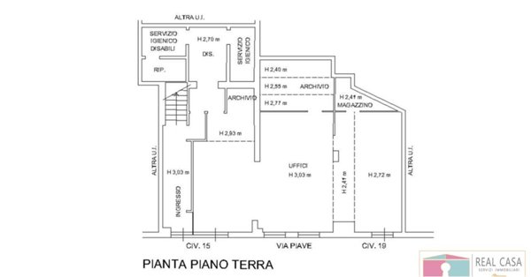 ufficio in affitto a Modena in zona Crocetta