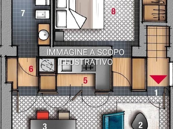 appartamento in affitto a Spilamberto in zona San Vito