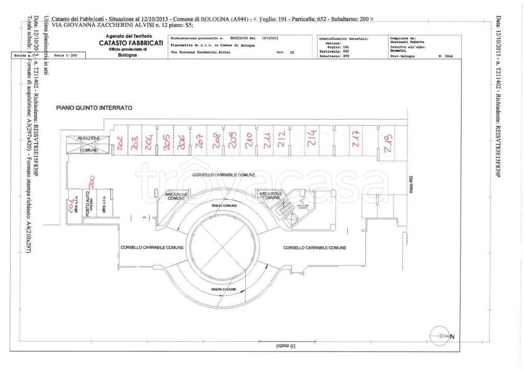 appartamento in affitto a Bologna in zona San Vitale