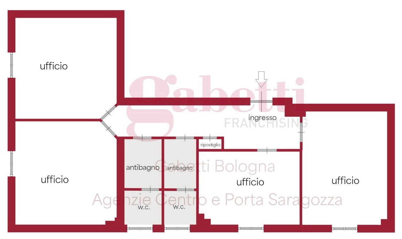 ufficio in affitto a Bologna in zona Saragozza