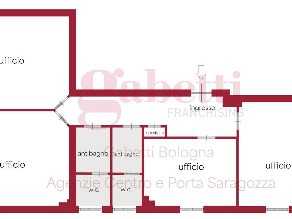 ufficio in affitto a Bologna in zona Savena