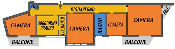 appartamento in affitto a Bologna in zona Centro Storico