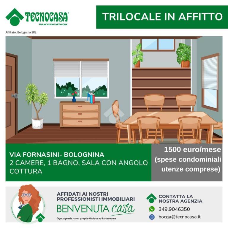 appartamento in affitto a Bologna in zona Bolognina