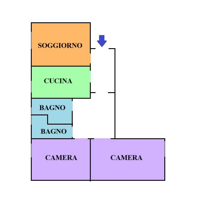 appartamento in affitto a Bologna in zona Saffi