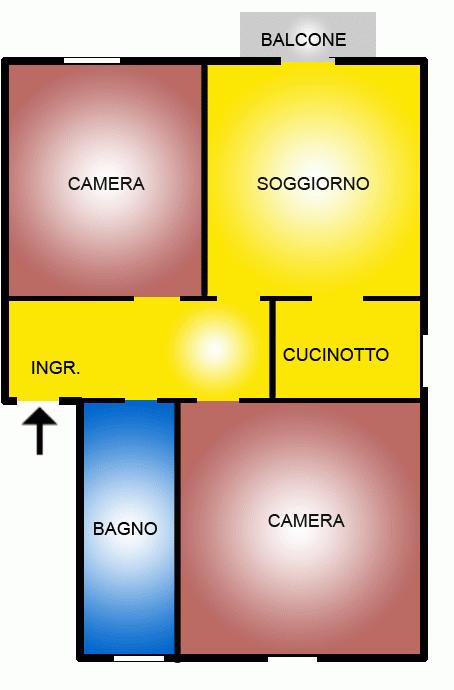 appartamento in affitto a Bologna in zona San Donato