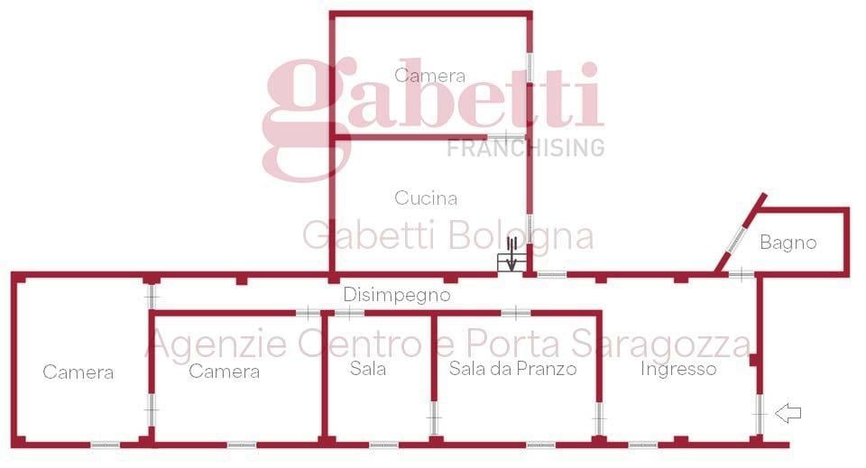 appartamento in affitto a Bologna in zona Centro Storico
