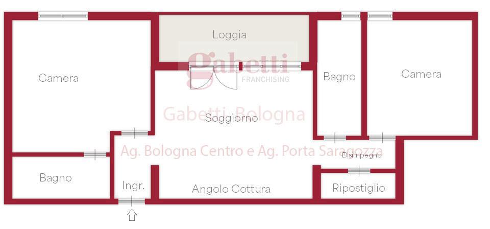 appartamento in affitto a Bologna in zona Centro Storico