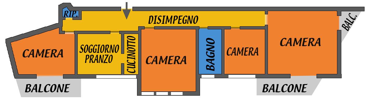 appartamento in affitto a Bologna in zona Murri