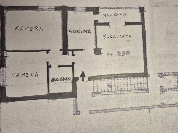 appartamento in affitto a Bologna in zona Savena