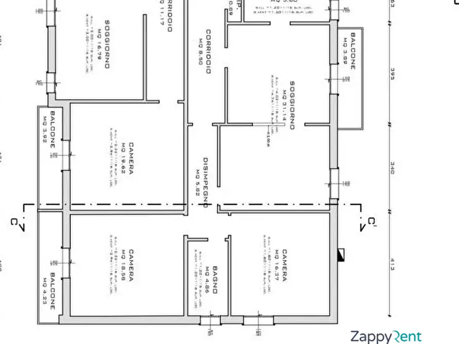 appartamento in affitto a Bologna in zona Centro Storico