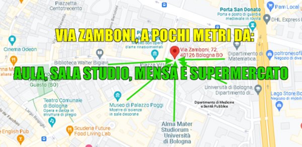 camera singola in affitto a Bologna in zona San Donato