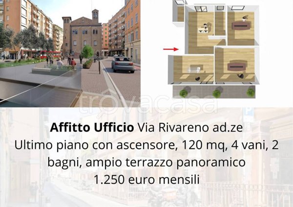 ufficio in affitto a Bologna in zona Reno