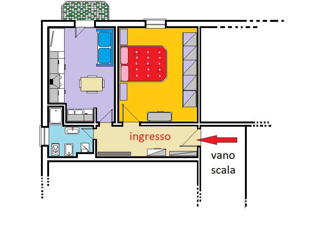 appartamento in affitto a Bologna in zona Saffi