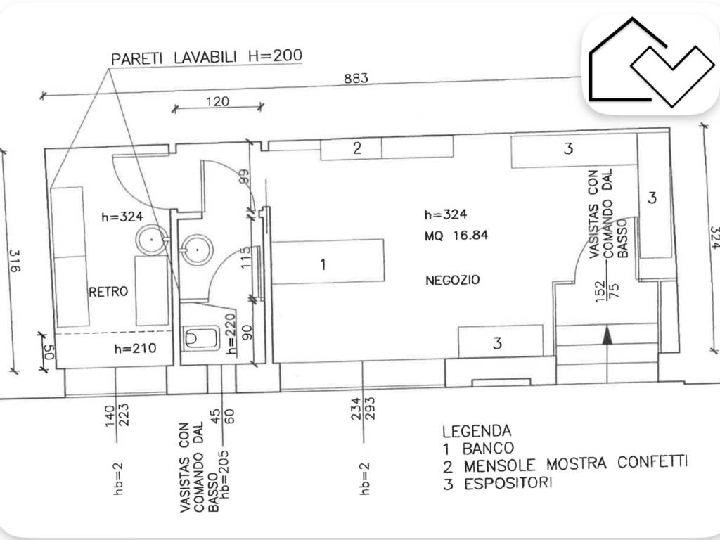 negozio in affitto a Bologna in zona Centro Storico