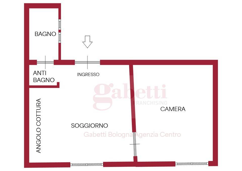 appartamento in affitto a Bologna in zona Santo Stefano