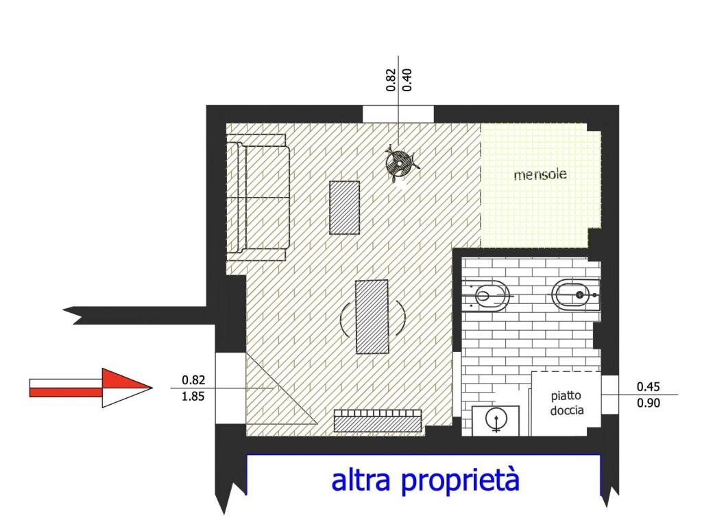 monolocale in affitto a Bologna