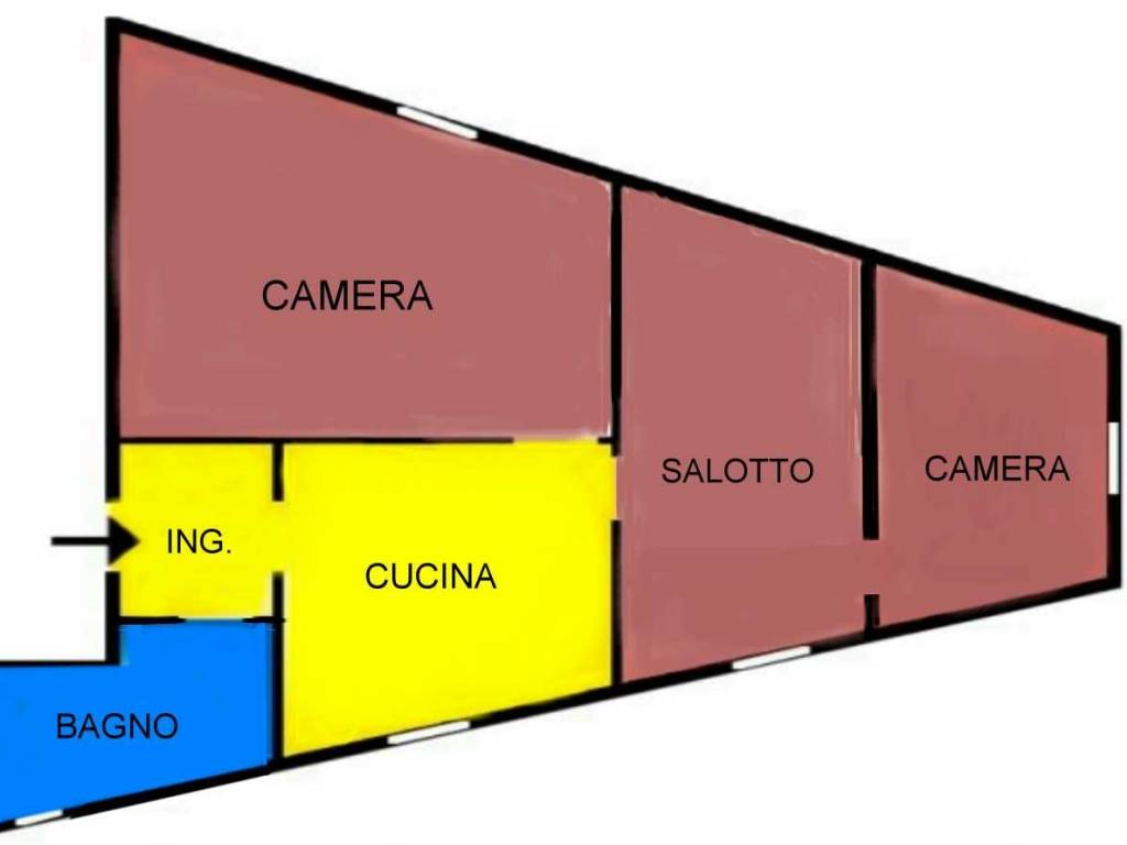 appartamento in affitto a Bologna in zona San Vitale
