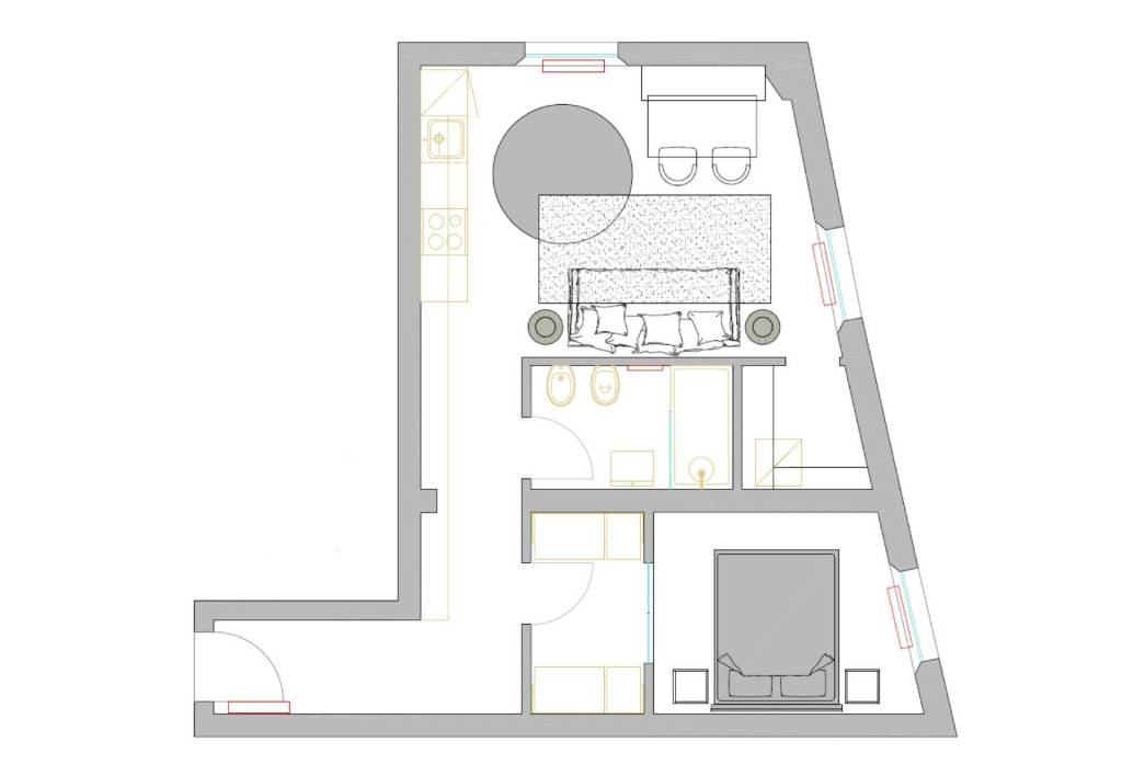 appartamento in affitto a Bologna in zona Santo Stefano