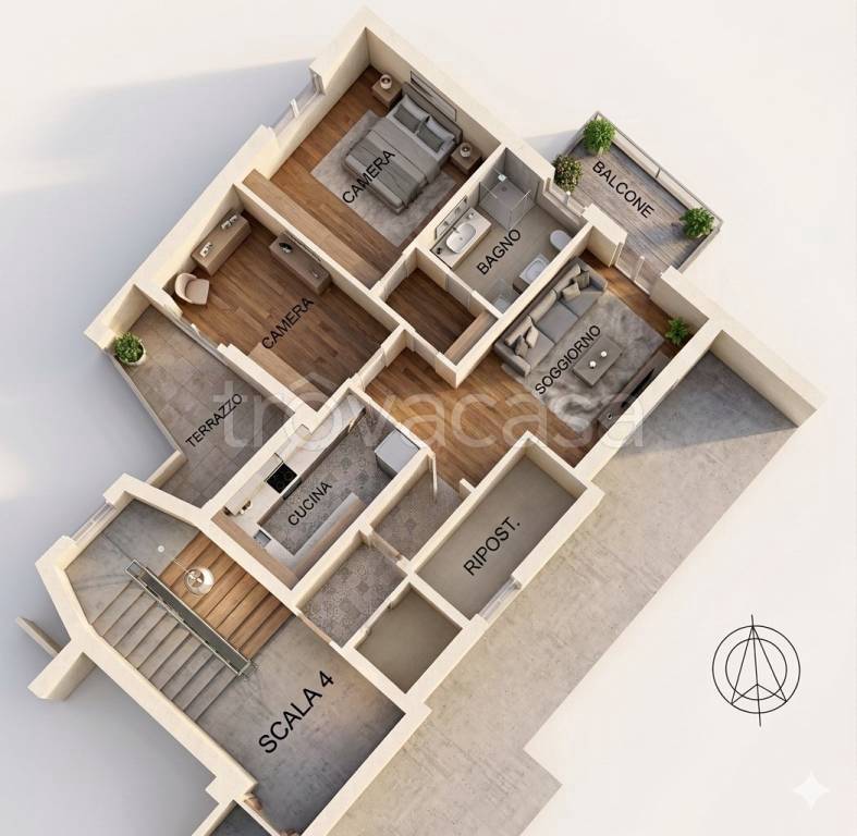 appartamento in affitto a Bologna in zona Quartiere Porto