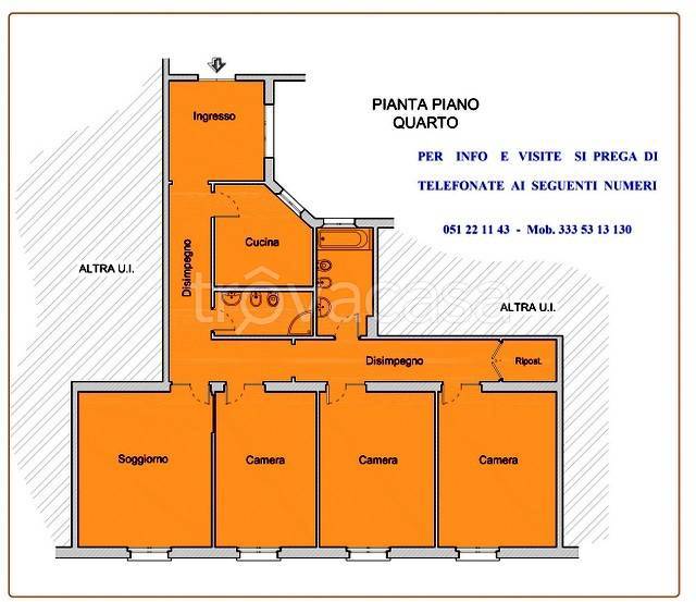appartamento in affitto a Bologna in zona Centro Storico