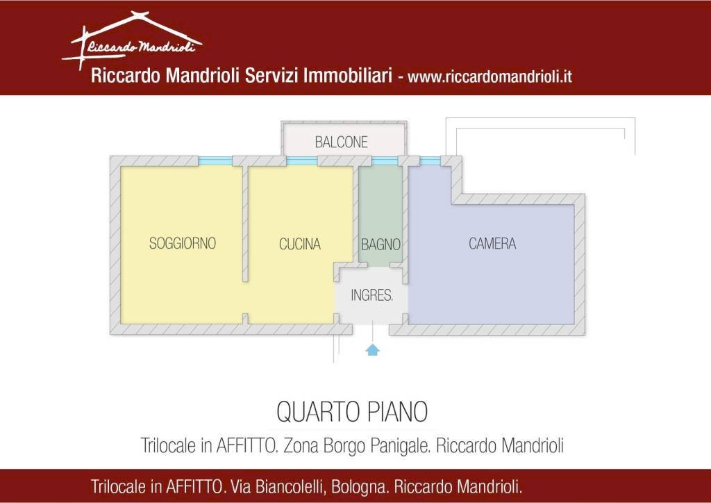 appartamento in affitto a Bologna in zona Borgo Panigale