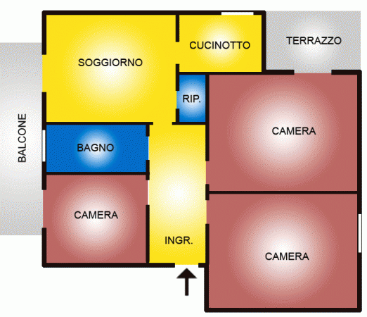 appartamento in affitto a Bologna in zona San Donato
