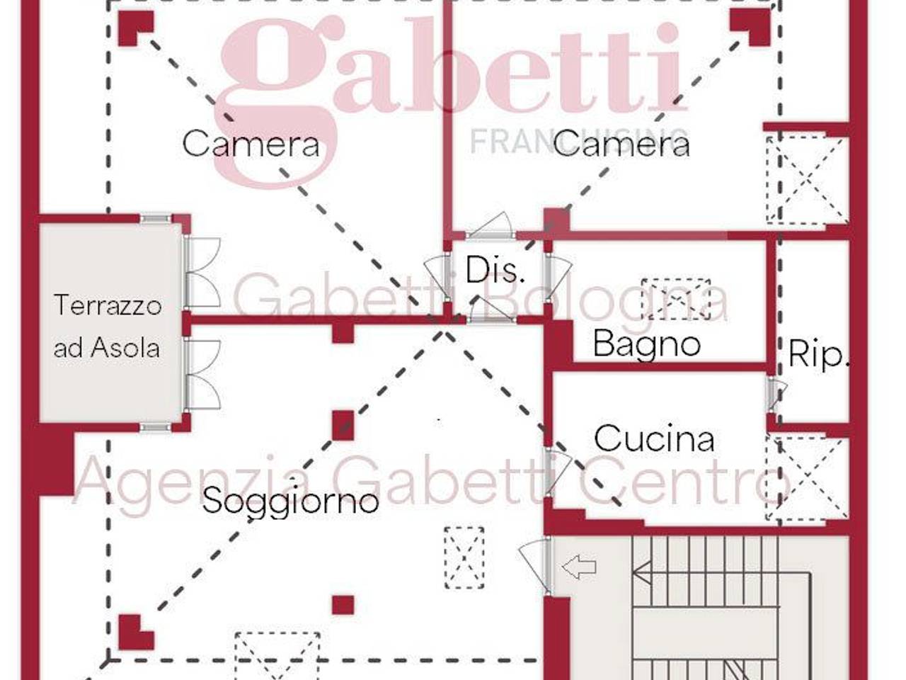 appartamento in affitto a Bologna in zona Centro Storico