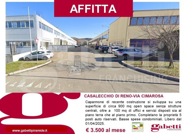 capannone in affitto a Casalecchio di Reno