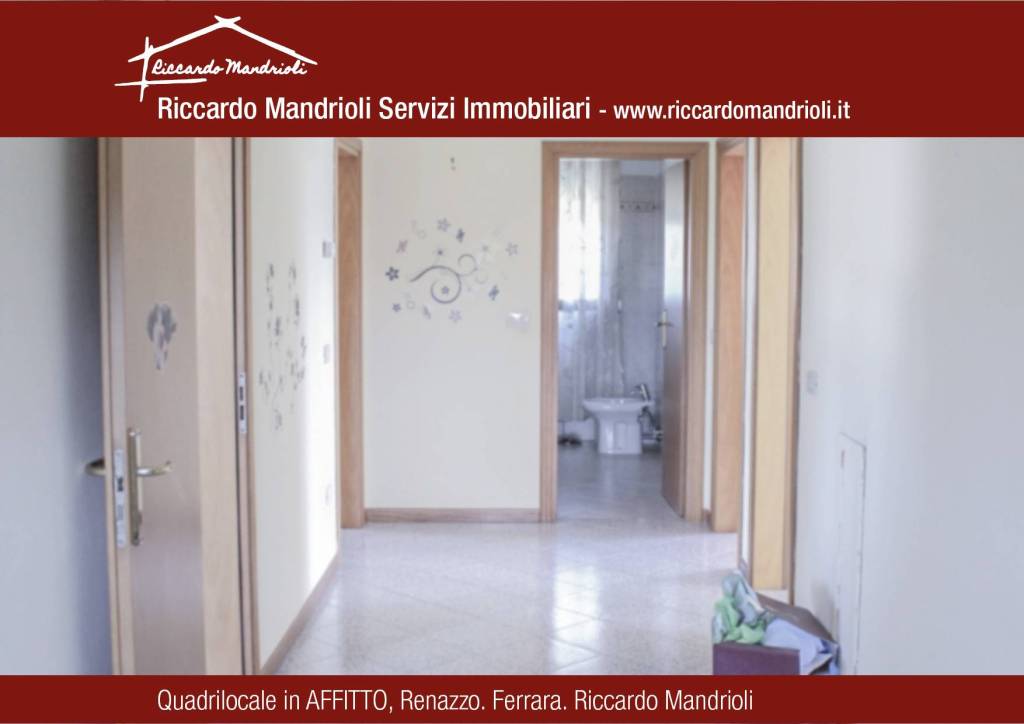 appartamento in affitto a Cento in zona Renazzo