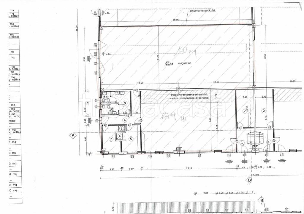 appartamento in affitto a Cento in zona Renazzo