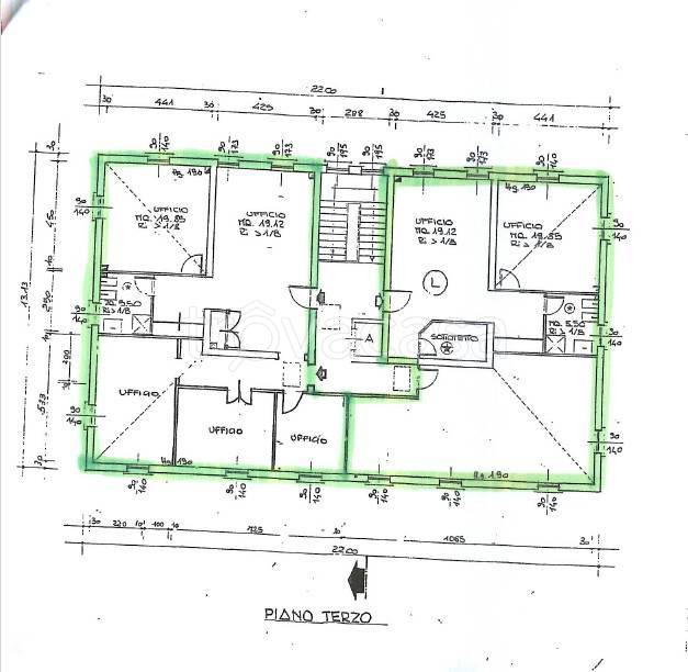 ufficio in affitto a Terre del Reno in zona Mirabello
