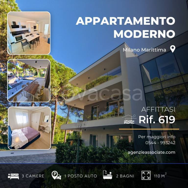 appartamento in affitto a Cervia in zona Milano Marittima