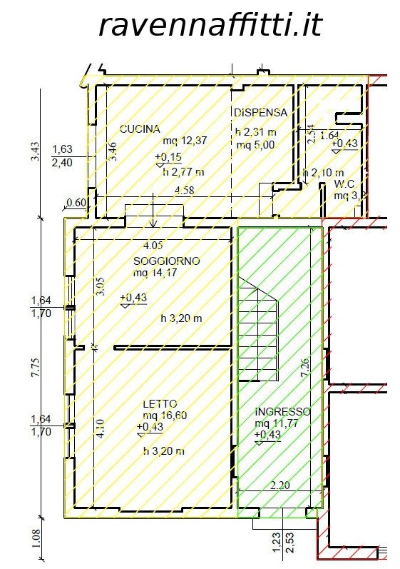 casa indipendente in affitto a Ravenna in zona Castiglione di Ravenna