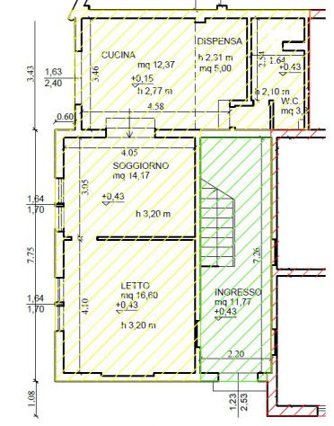 appartamento in affitto a Ravenna in zona Carraie