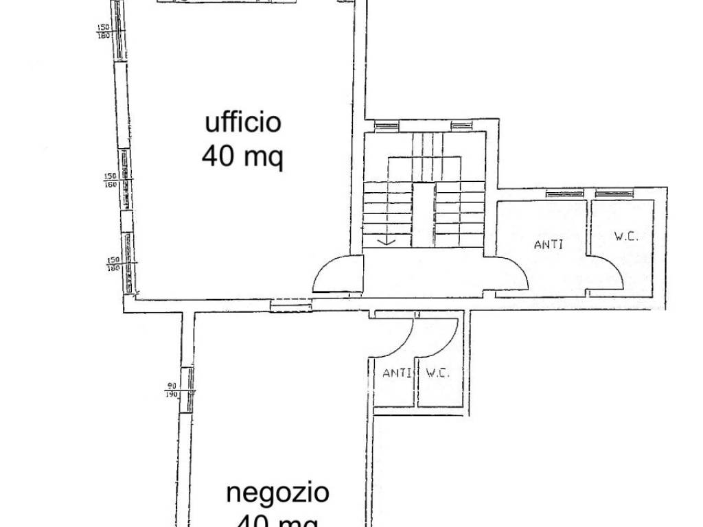 ufficio in affitto a Cesena in zona Torre del Moro