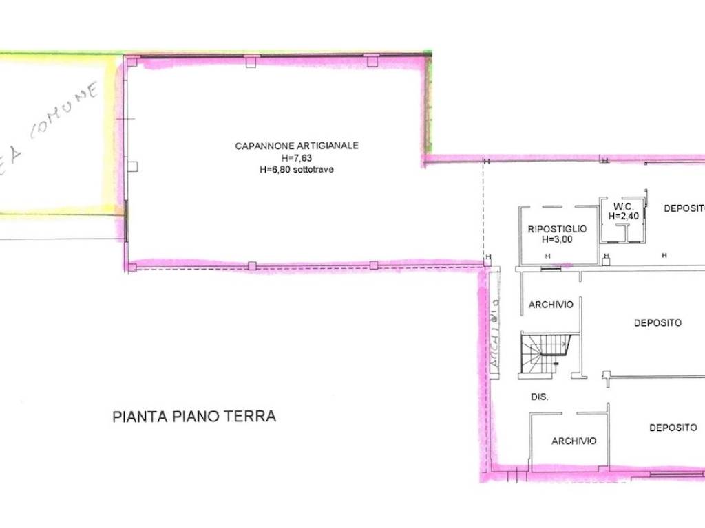 locale commerciale in affitto a Cesena in zona Oltresavio