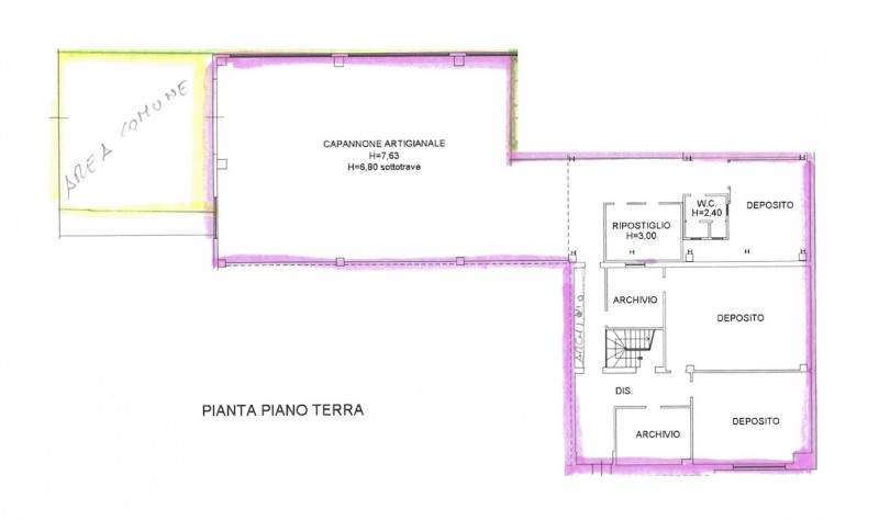 negozio in affitto a Cesena in zona San Vittore