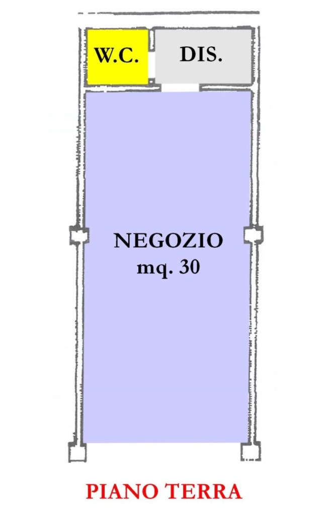 negozio in affitto a Cesena in zona Marcorano