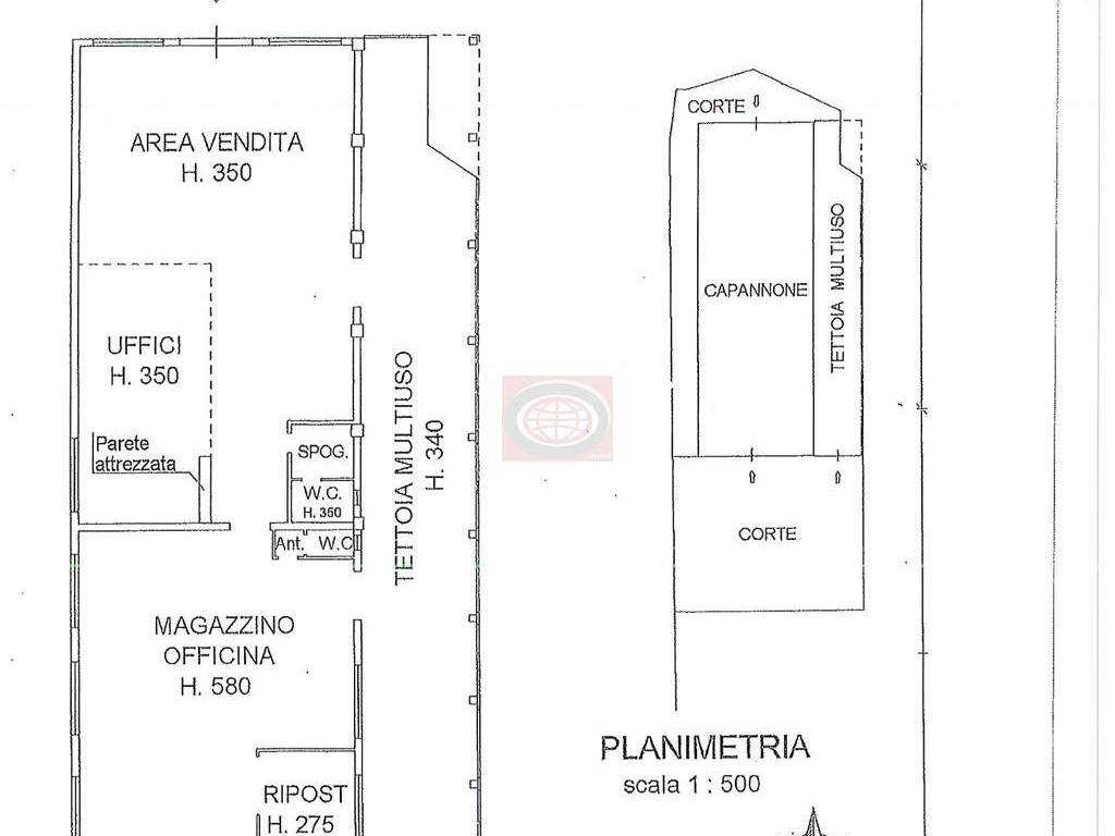 locale commerciale in affitto a Cesena in zona Calabrina