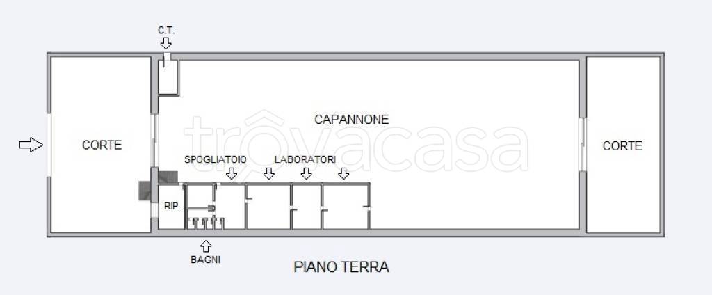 locale commerciale in affitto a Cesena in zona Pievesestina
