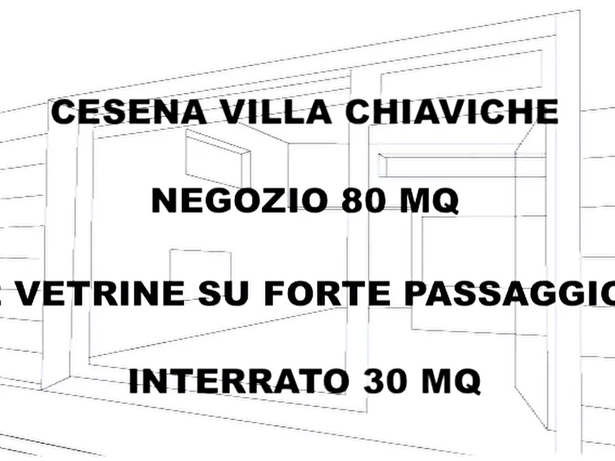 negozio in affitto a Cesena in zona Villa Chiaviche