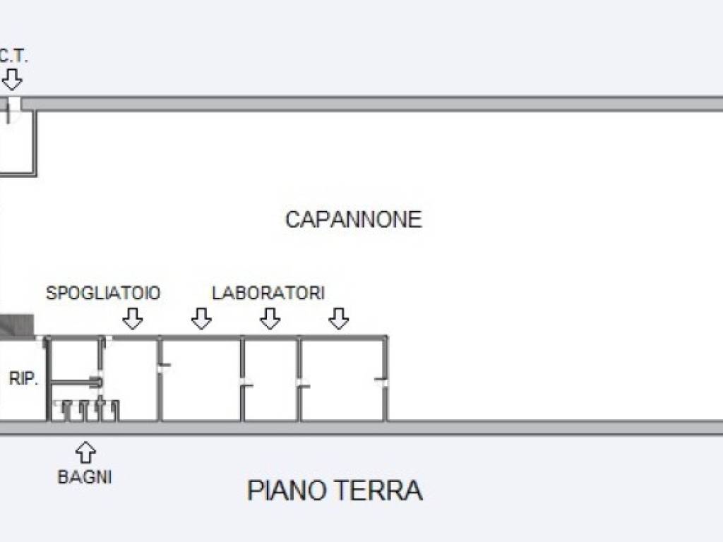 locale commerciale in affitto a Cesena in zona Pievesestina