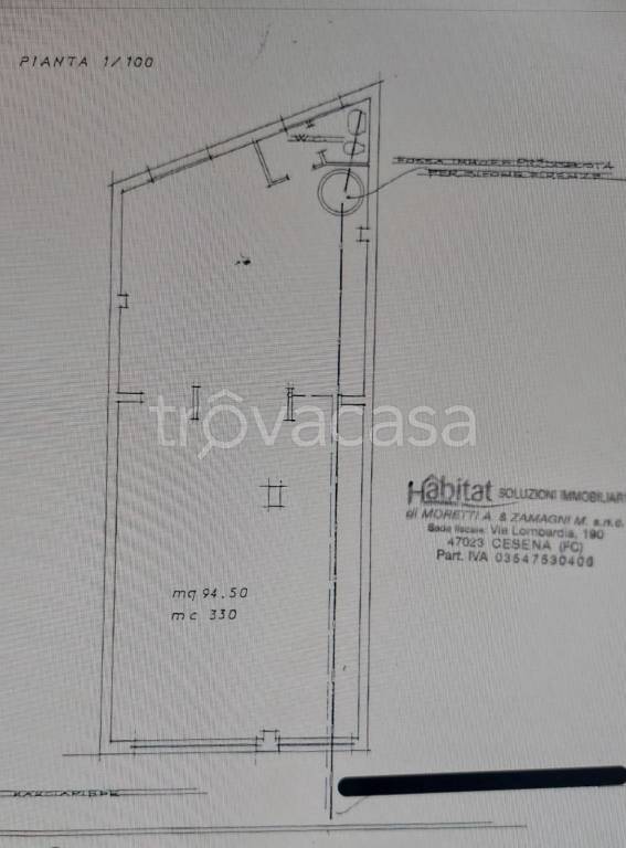 negozio in affitto a Cesena in zona Vigne