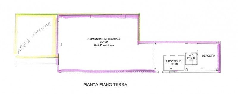 locale commerciale in affitto a Cesena in zona San Vittore