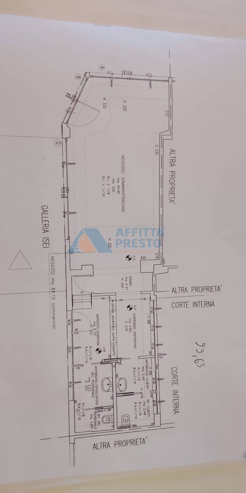 negozio in affitto a Cesena in zona Centro Storico