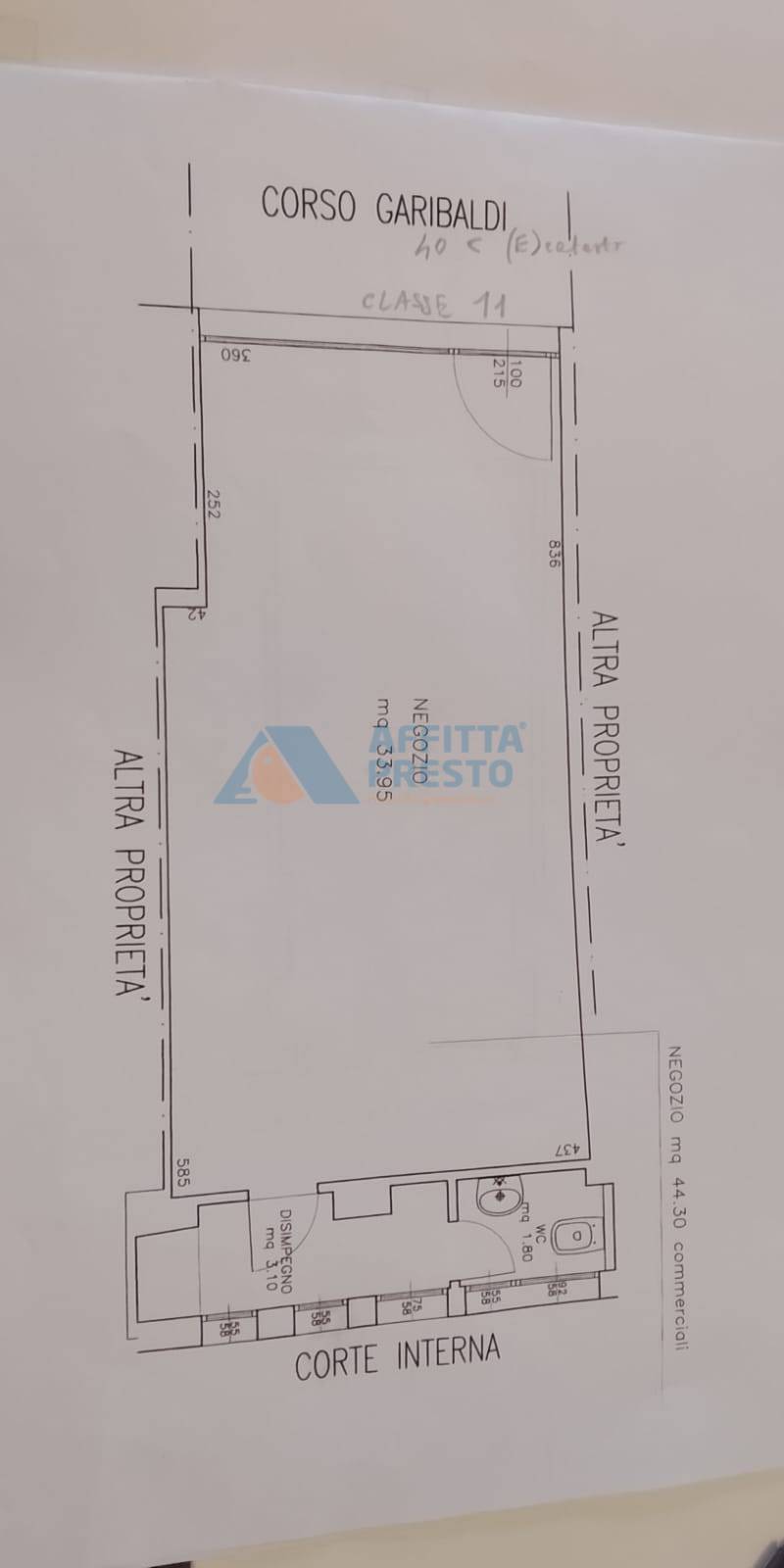 negozio in affitto a Cesena in zona Centro Storico