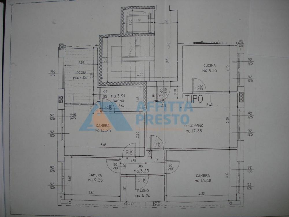 appartamento in affitto a Cesena